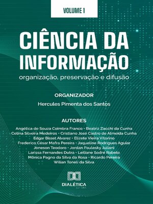 cover image of Ciência da Informação, Volume 1